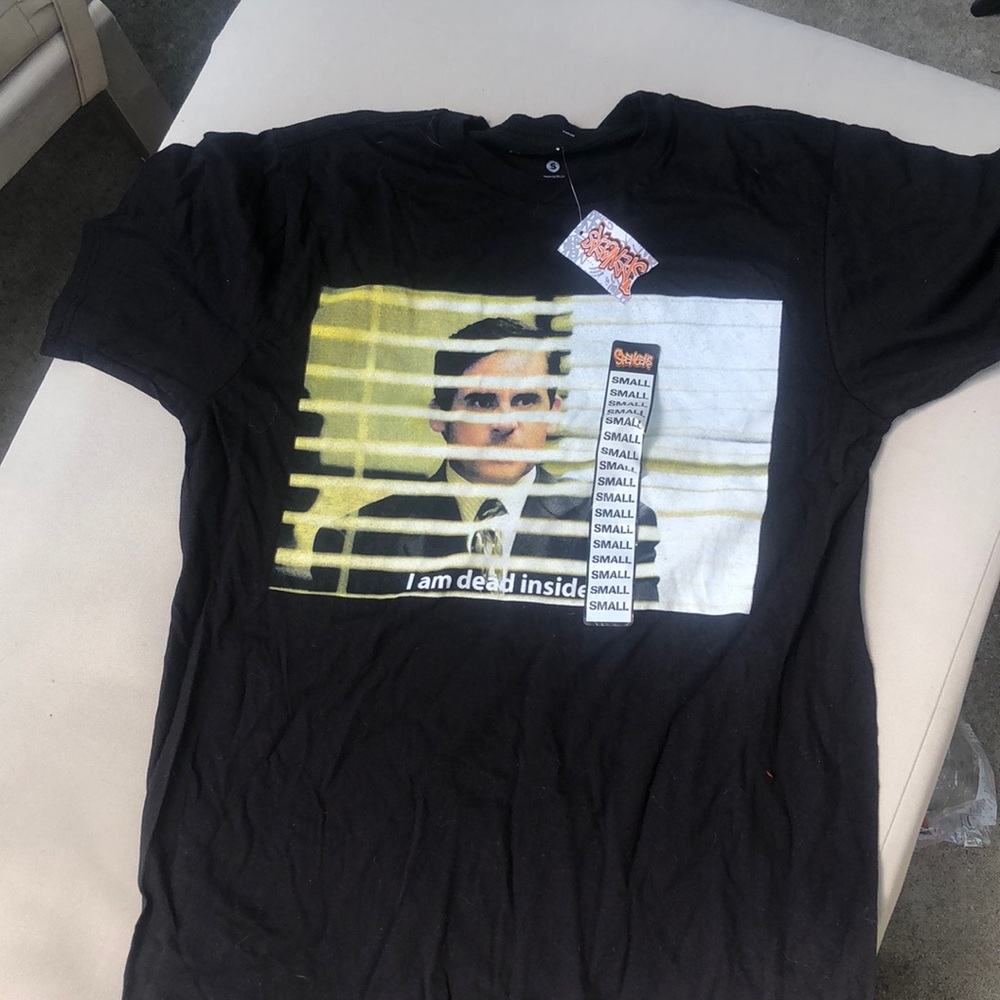 Black Graphic T from The Office size S